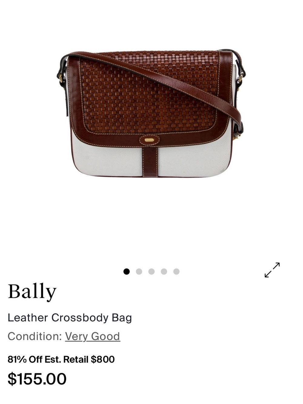 Vintage Bally Italian Leather Crossbody Bag - Picture 15 of 15